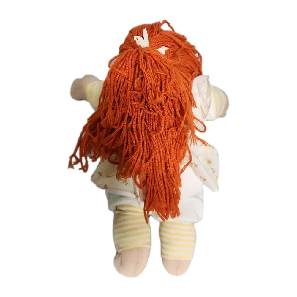 Vintage 1984 Cabbage Patch Kids Doll With Red Hair Blue eyes & Diaper Stained - Picture 4 of 8